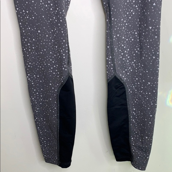 Nike Running Dri-Fit Triangle Print Leggings grey stone small women’s pants - Picture 6 of 8